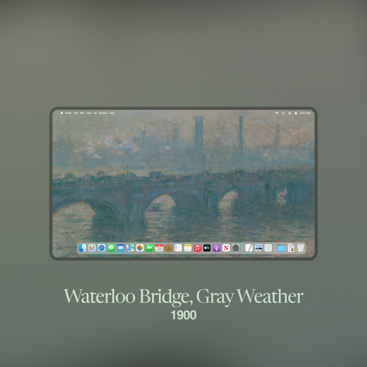 Monet Desktop Art