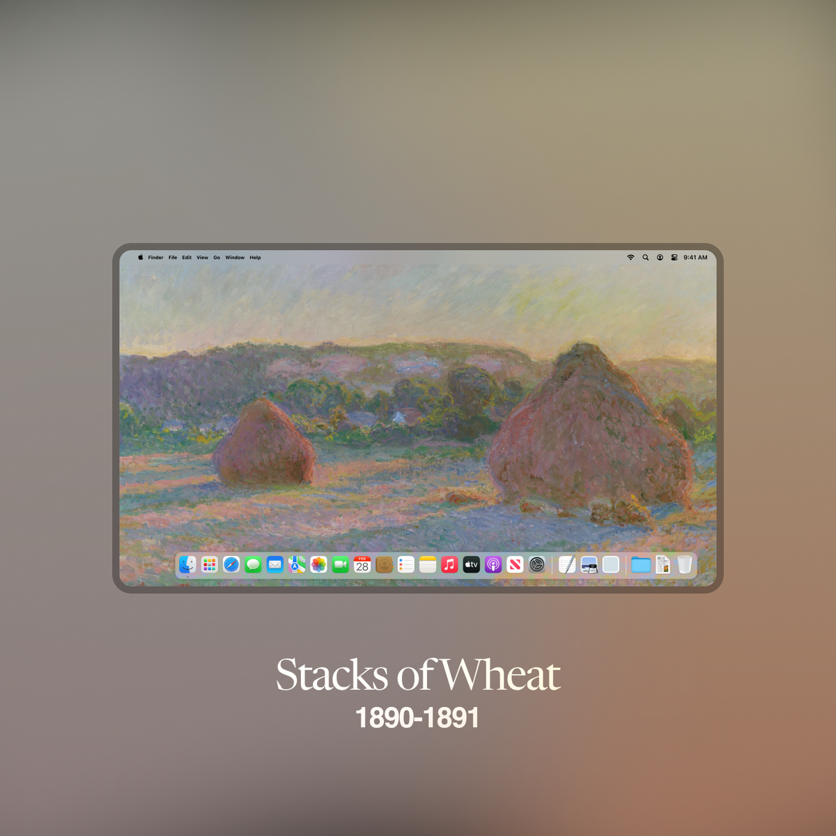 Monet Desktop Art