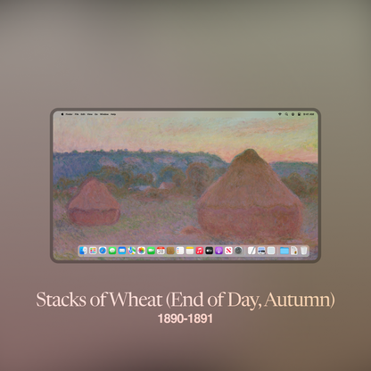 Monet Desktop Art