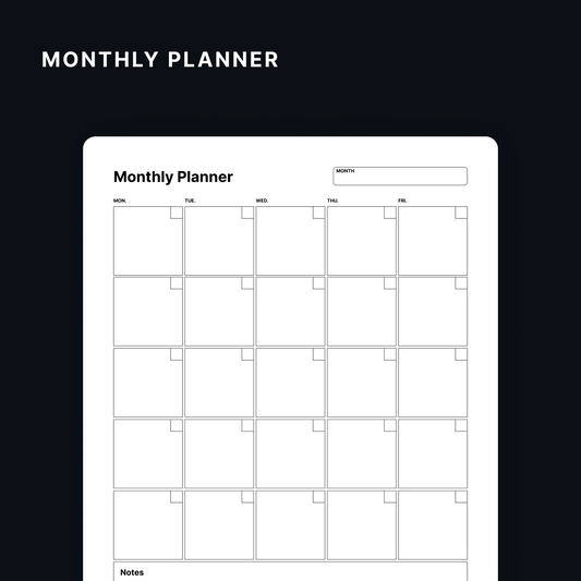 Monthly Planner