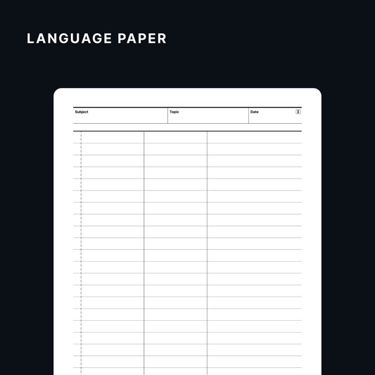 Language Paper