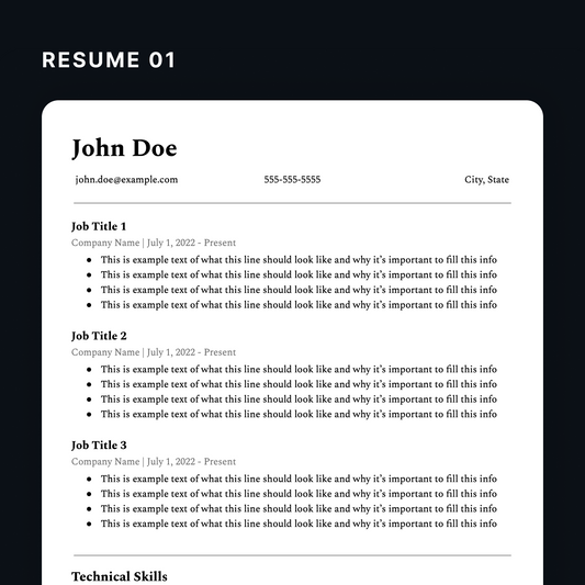 Resume 01