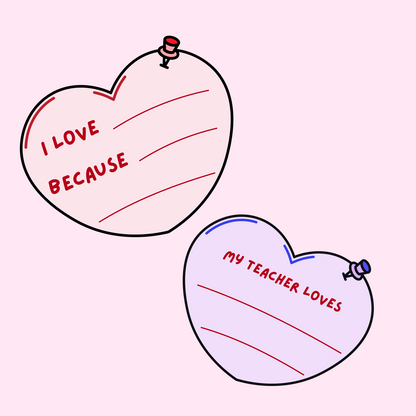 Heart Writing Activity