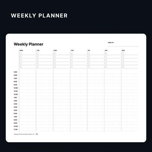 Weekly Planner