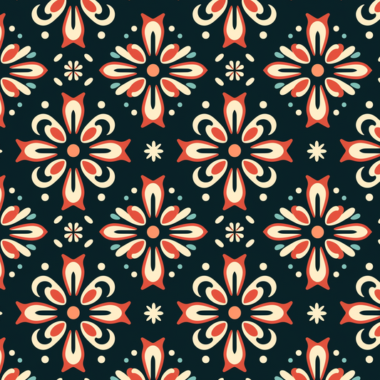 Western Floral Pattern