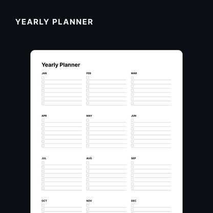 Yearly Planner